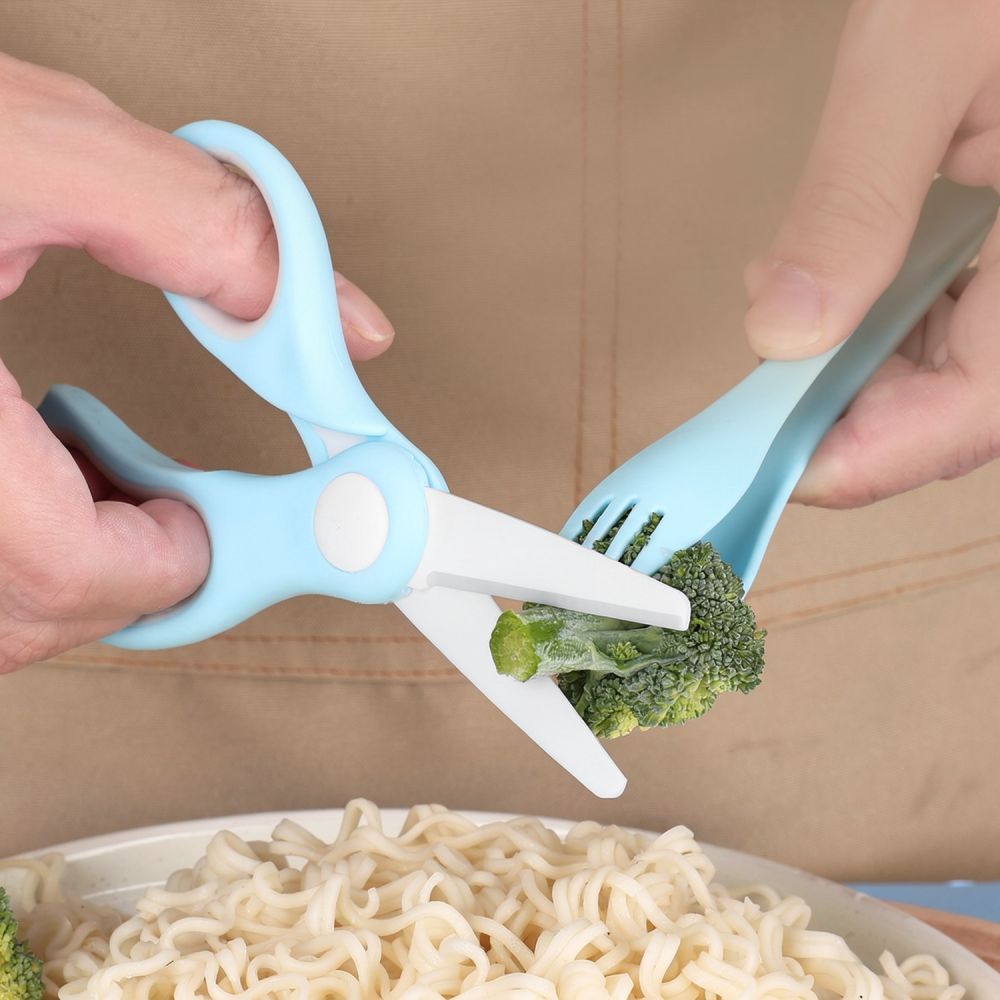 Baby Food Scissors - Gunting Makanan Bayi Keramik yang Mudah