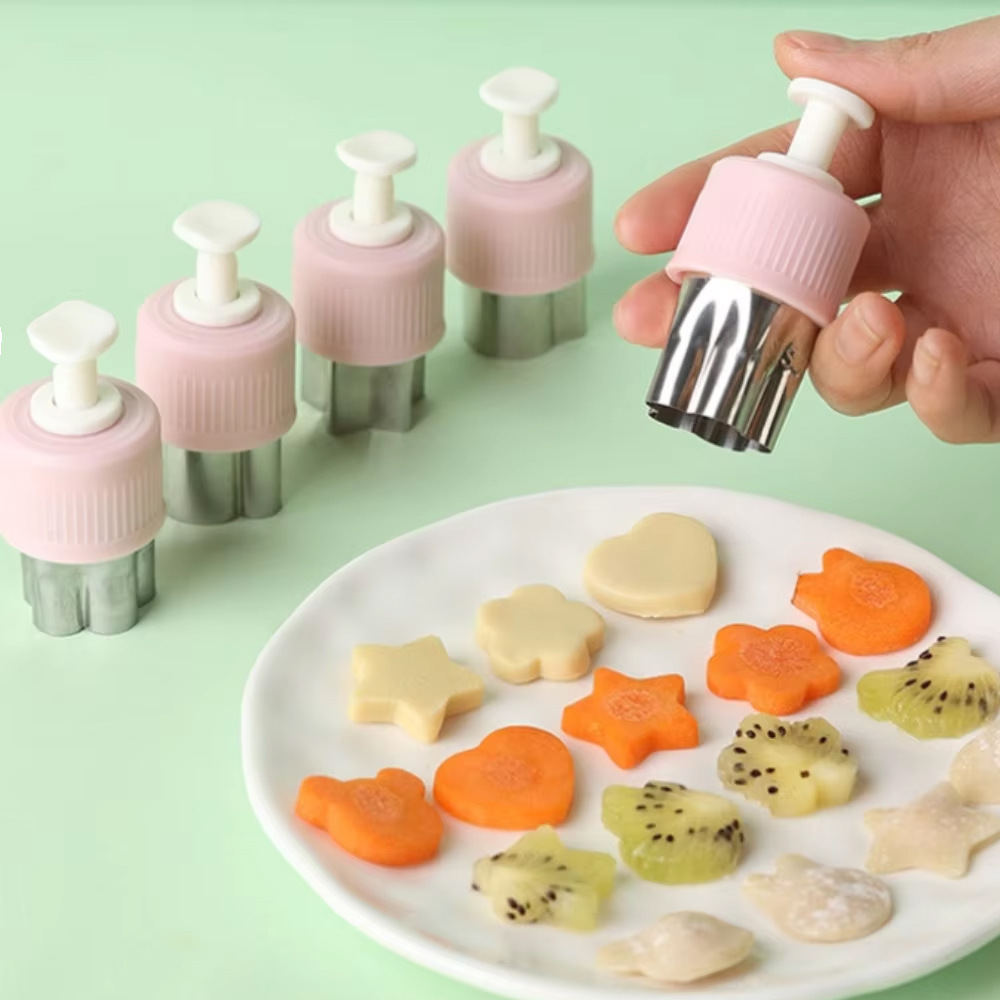 Baby Food Vegetables - Cetakan Embos Makanan Pendamping Bayi Serbaguna,