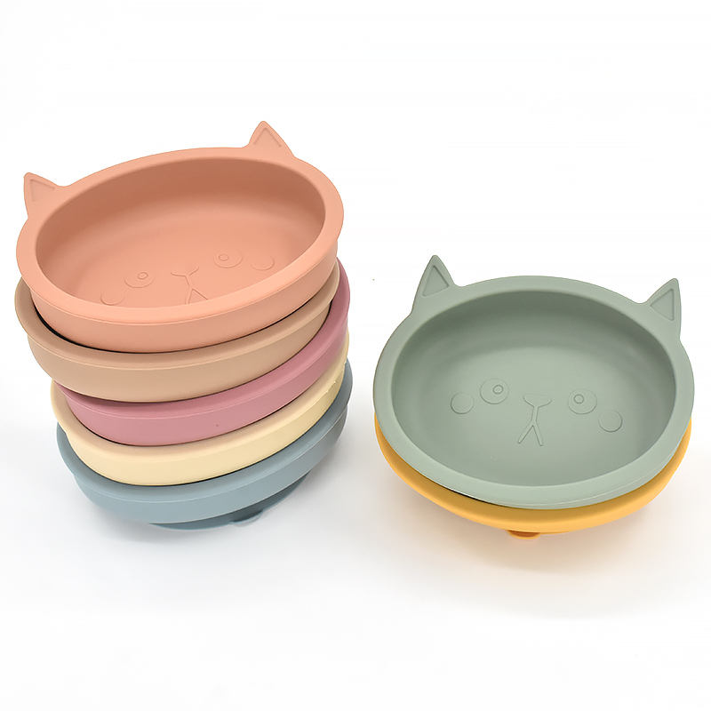 Baby Food Jars With Lids - Piring Makan Silikon Bayi Mangkuk Pengisap