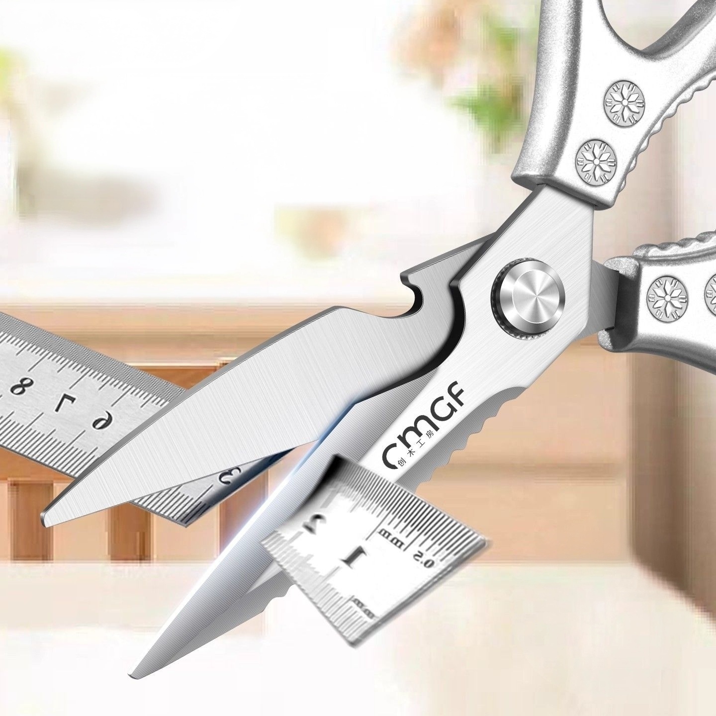 Baby Food Scissors - Gunting Dapur Multi-Fungsi Profesional untuk Memotong
