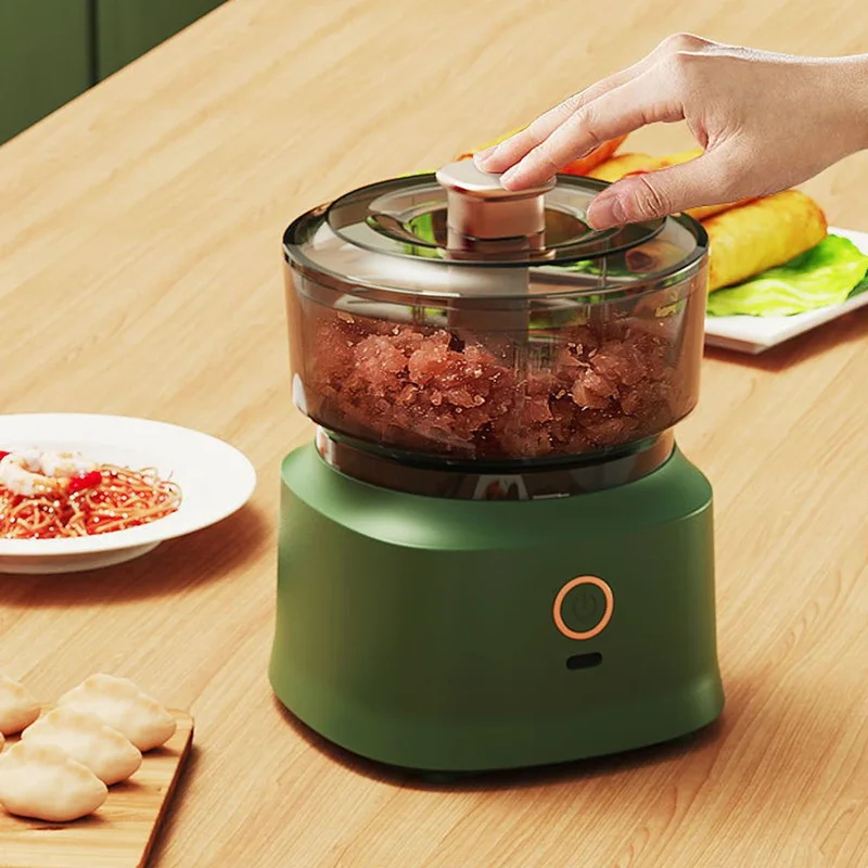 Baby Food Vegetables - Penggiling Daging Mini Elektrik Penghancur Bawang