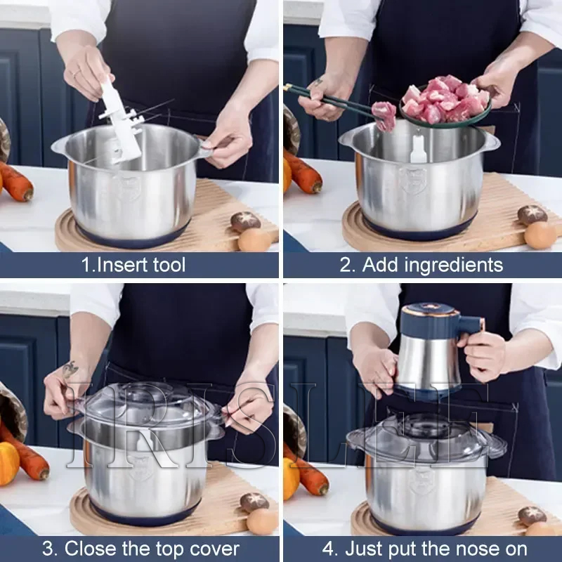 Penggiling Daging Elektrik 5L  - Baby Food Vegetables ulasan dan harga
