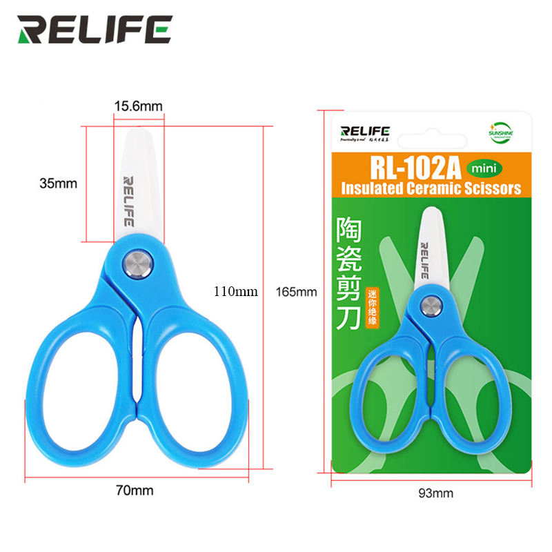 RELIFE RL-102A Gunting Keramik - Baby Food Scissors ulasan dan harga