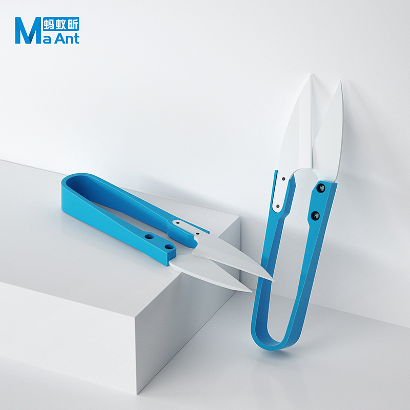 MaAnt Terisolasi Biru Keramik  - Baby Food Scissors ulasan dan harga