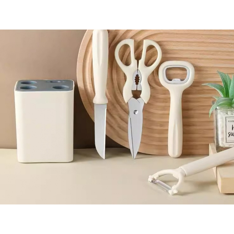 Set Peralatan Dapur 5 Buah den - Baby Food Scissors ulasan dan harga